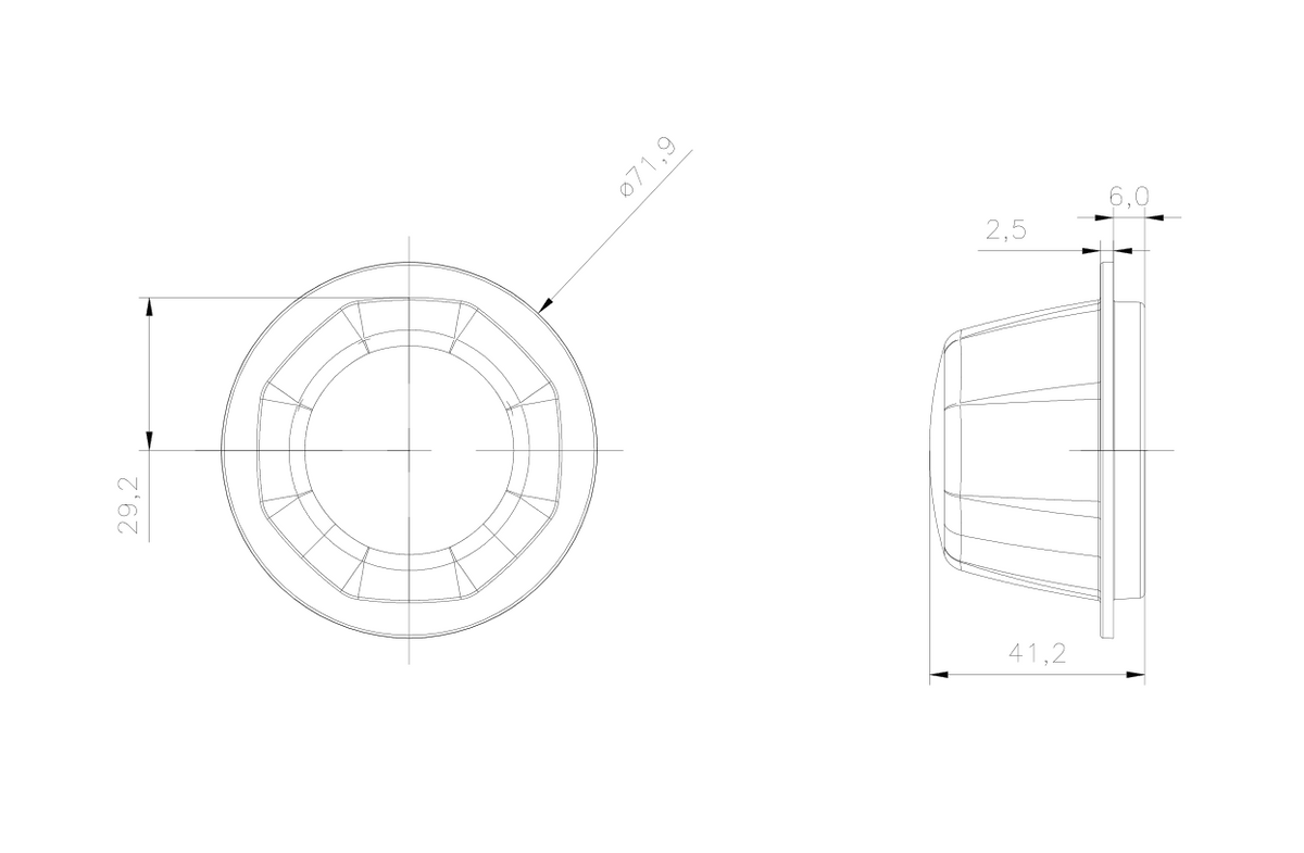 X-Spider 3D Danish Marker Light Inserts / ORBI-X