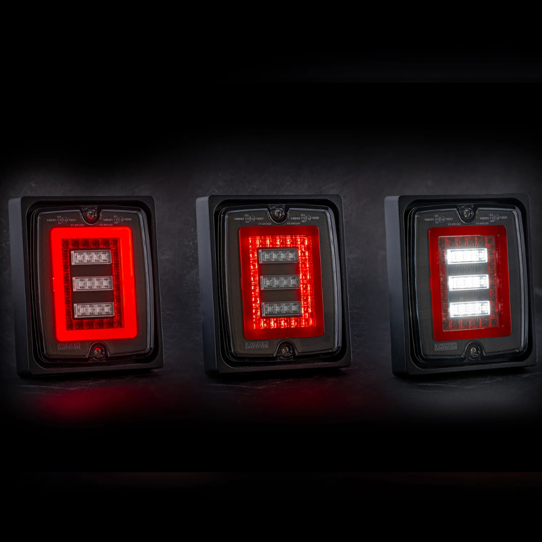 Fristom FT-324 Bloklygte med baglygte, baklygte og tågelygte