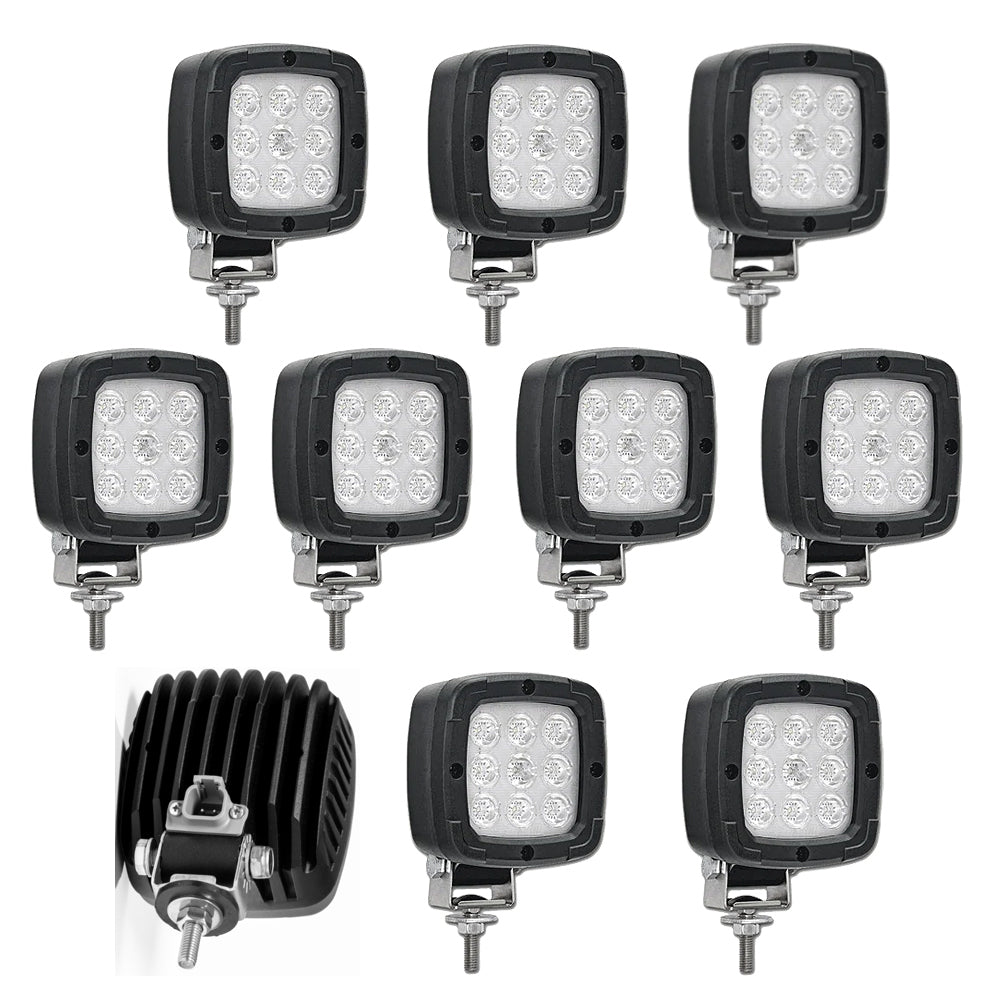 Pack of 10 Fristom Premium LED Work Lamps with Deutsch DT Connector - spo-cs-disabled - spo-default - spo-enabled - spo