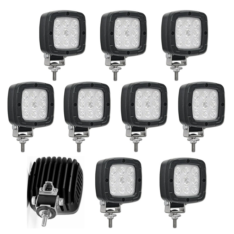Buy Pack of 10 Fristom Premium LED Work Lamps with Deutsch DT Connector -  for sale