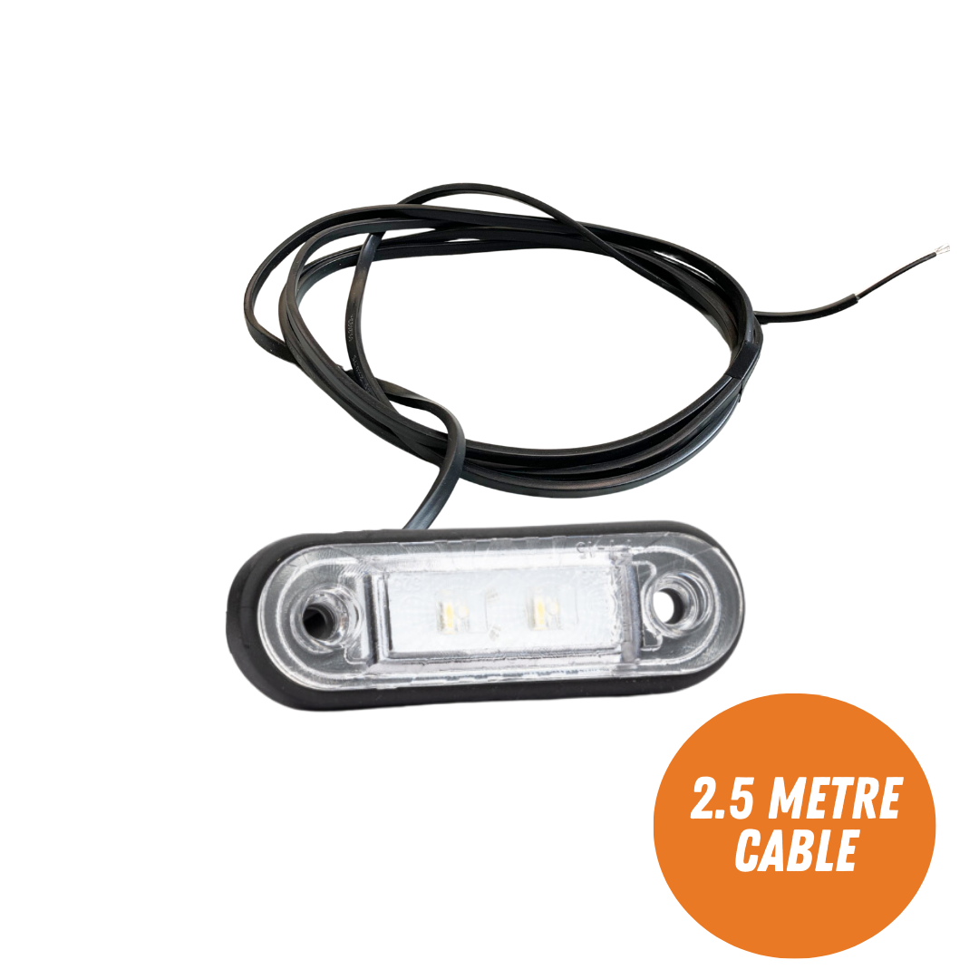 12V/24V LED Marker Lights For Trucks & Light Bars – KELSA Style, Multiple Colors (White/Amber/Red/Blue/Green)