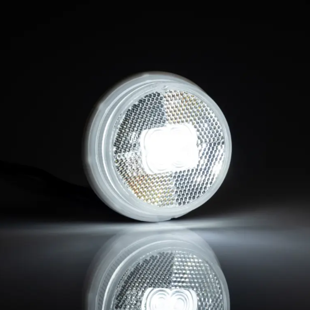 Fristom Round LED Marker Lights with Reflector