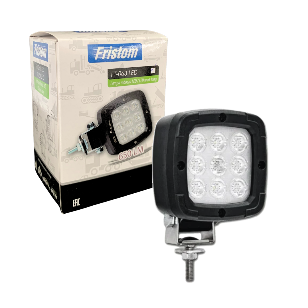 Luces de trabajo LED Fristom FT-036 y FT-063 y caja