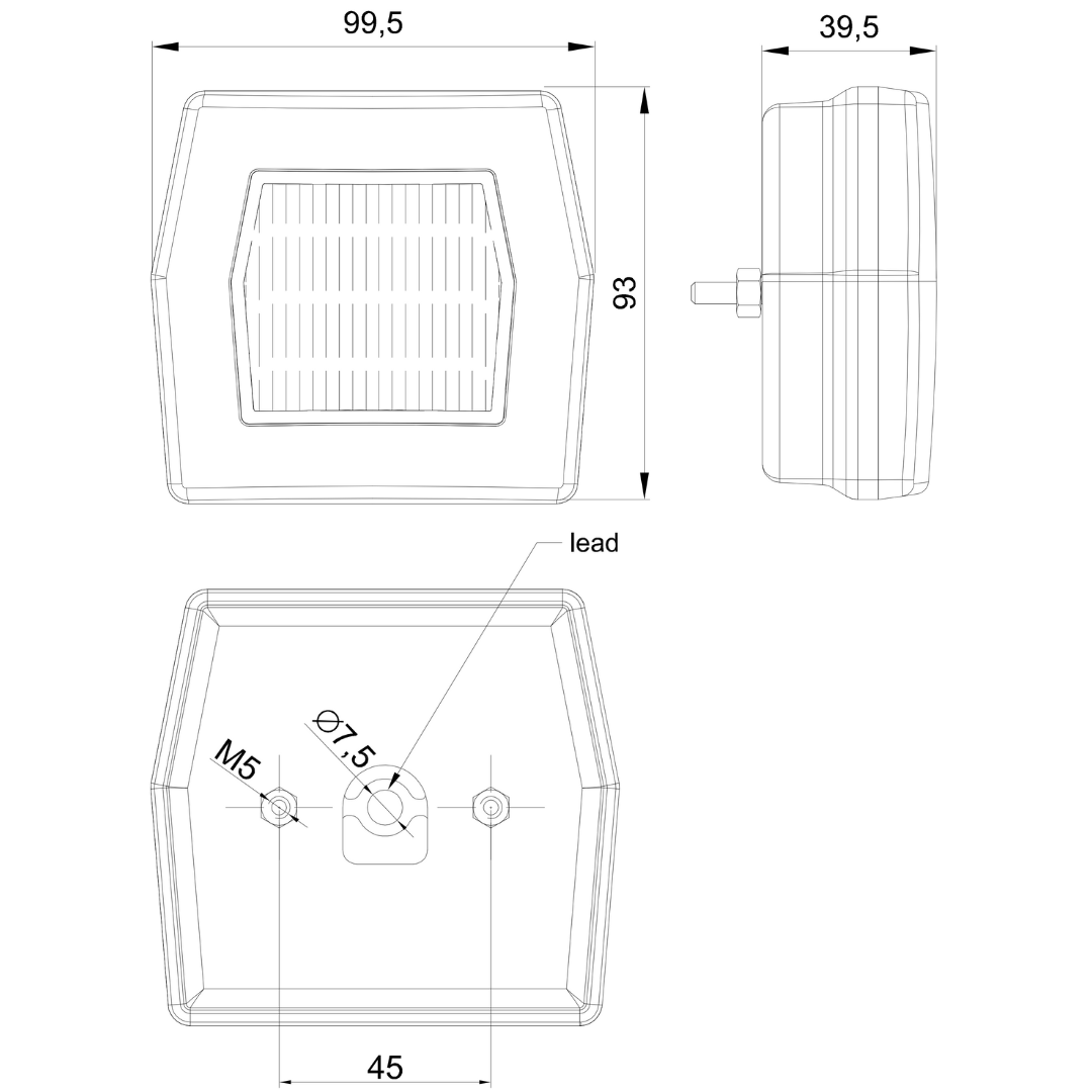 Fristom FT-125 LED Front Position Light and Indicator