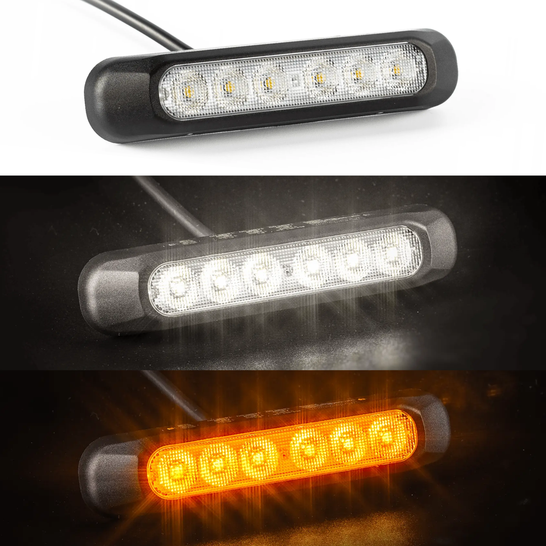 Fristom FT-331 LED Front White Strip Position Light and Indicator