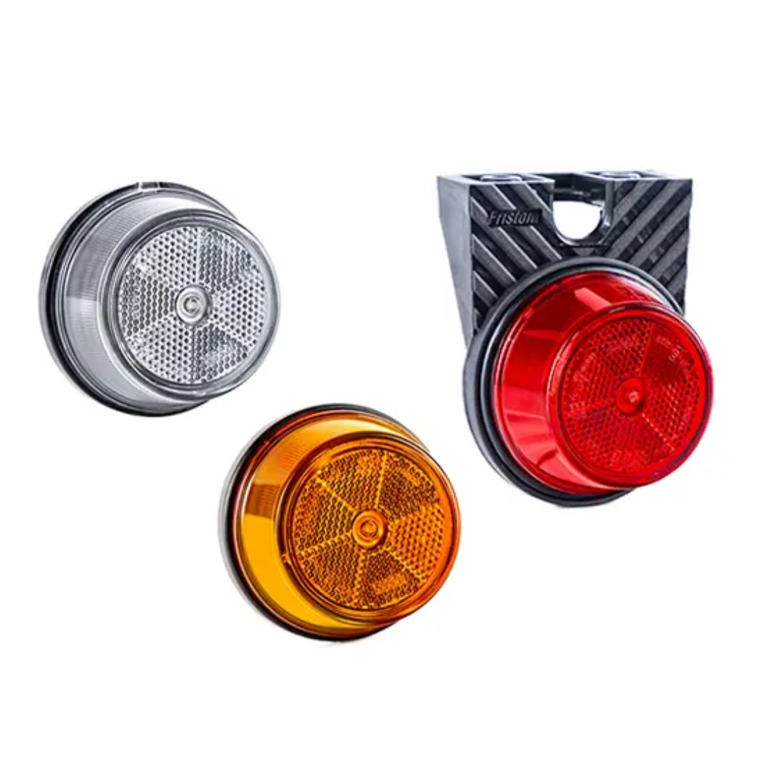 Fristom FT-059 Round LED Marker Lights with Reflector and Bracket