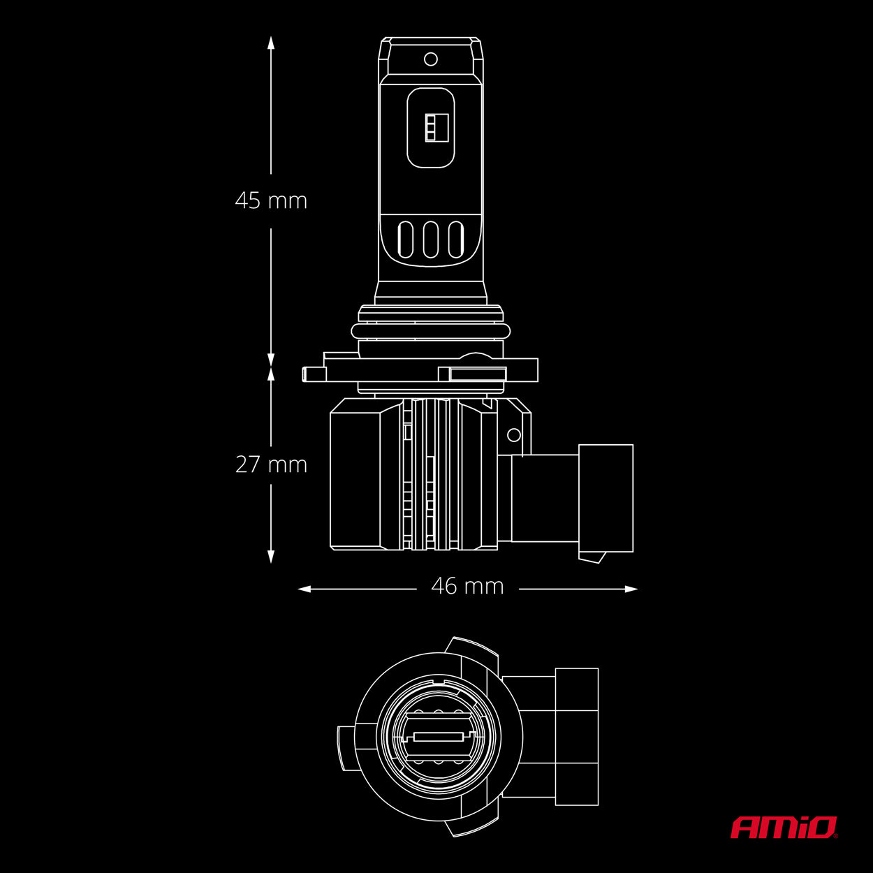 F26 PRO Direct Fit LED Headlight Bulbs / HB4