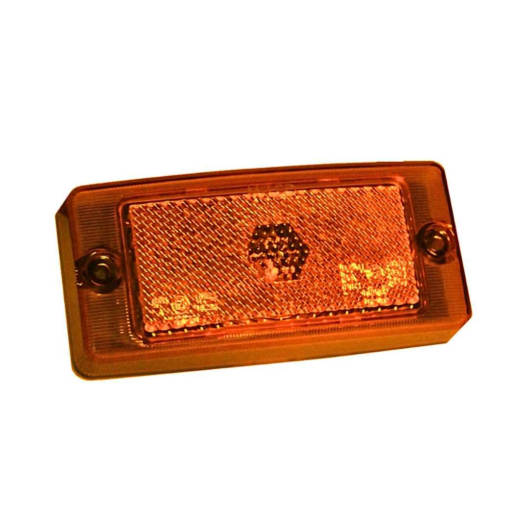 Classic LED Side Marker Lamp / Hella Style / Amber Lens - 