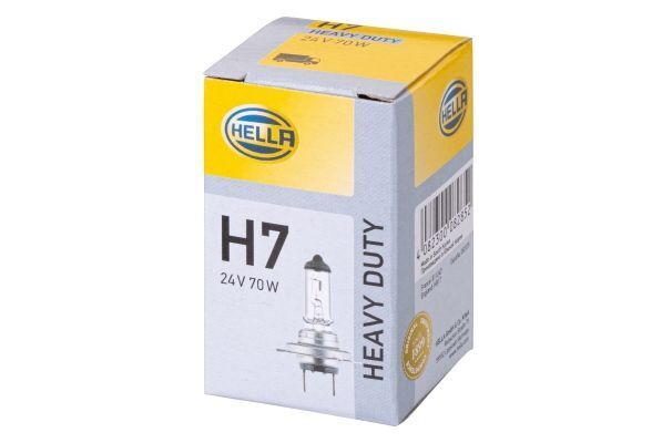 HELLA 24v 70W H7 / Lâmpada para farol de caminhão / Nº 499 - bin:O3 - Lâmpadas - Lâmpadas para caminhões 24v - spo-cs-disabled - spo-defau