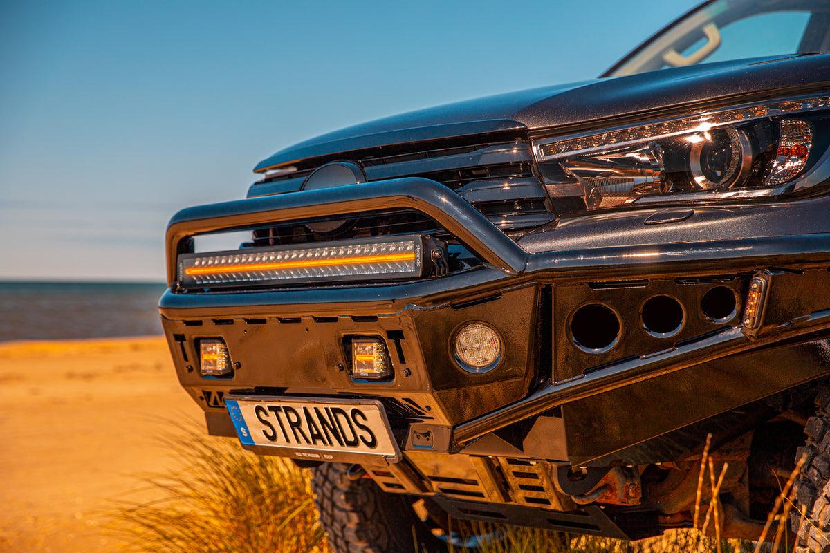 Strands Siberia Double Row Straight Light Bars with Amber / White Position Light