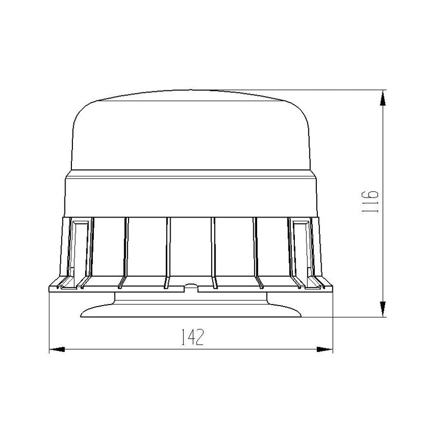 Compact LED Beacon / Magnetic Base