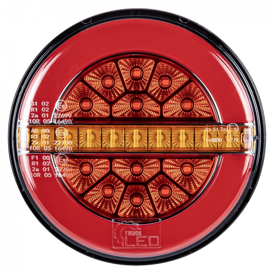 LED 140mm Round Neon Burger Light with Dynamic Indicator