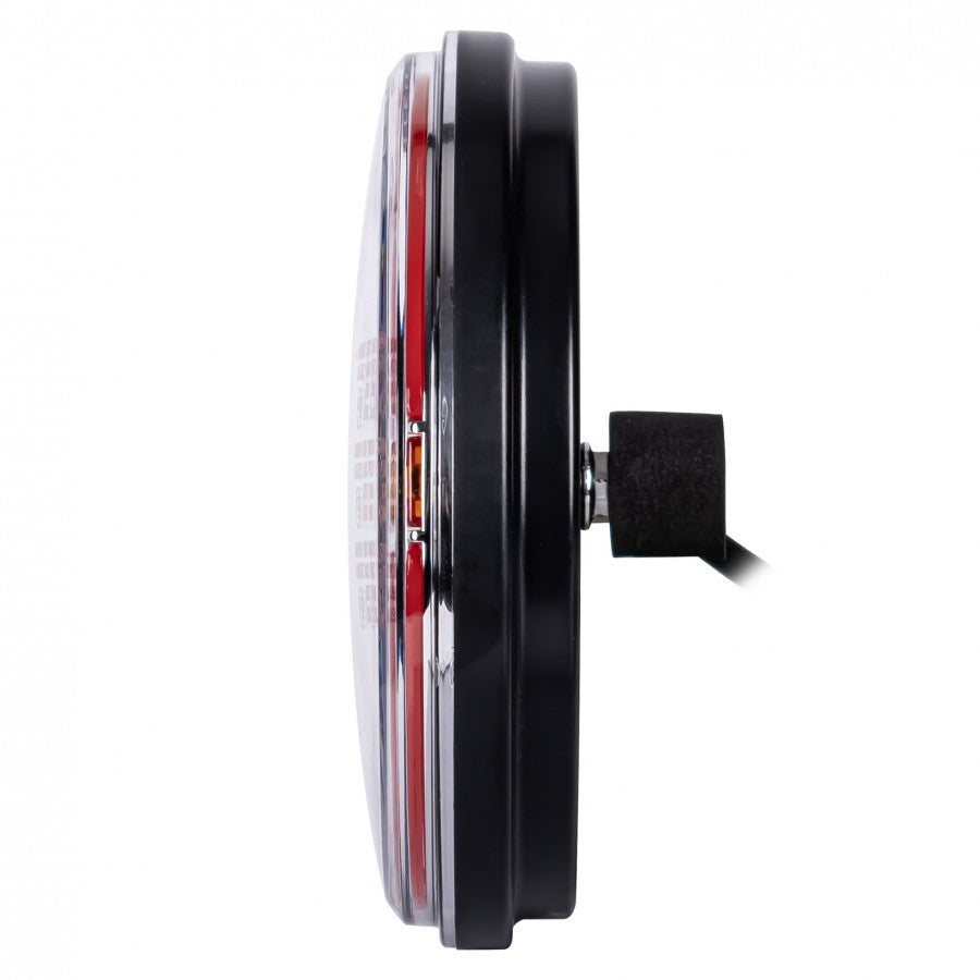 LED 140mm Round Neon Burger Light with Dynamic Indicator