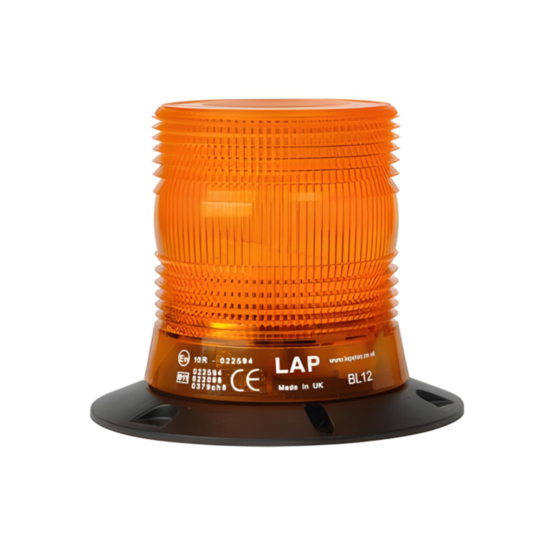 LAP Beacon with Flat Base / Amber Lens