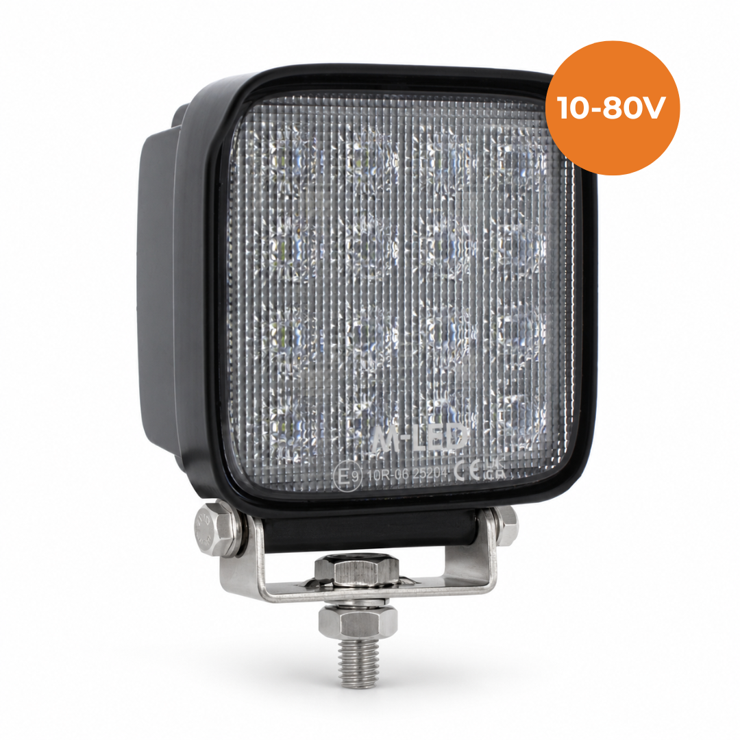 12-80V LED Work Light with Flood Beam 48W