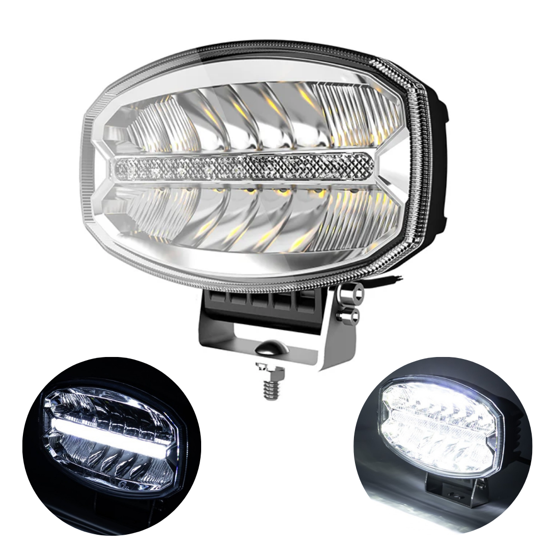 LED Spot Driving Lamp with DRL / Pack of 6