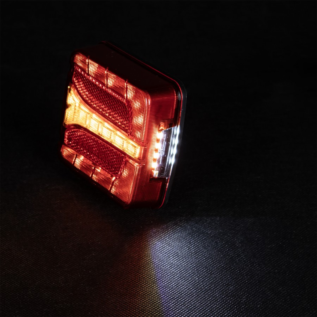 Small Square LED Trailer Lights / Set of 2