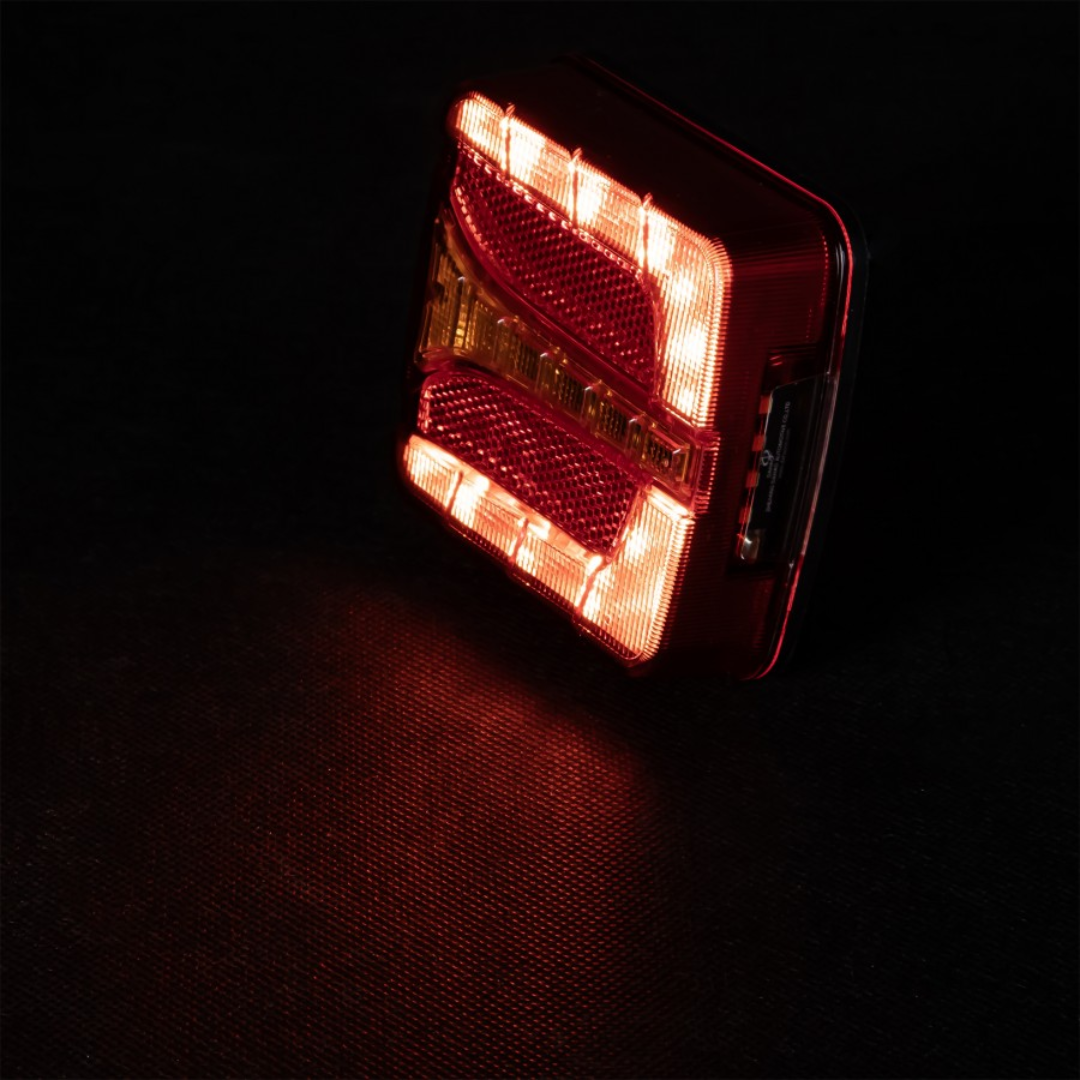Small Square LED Trailer Lights / Set of 2