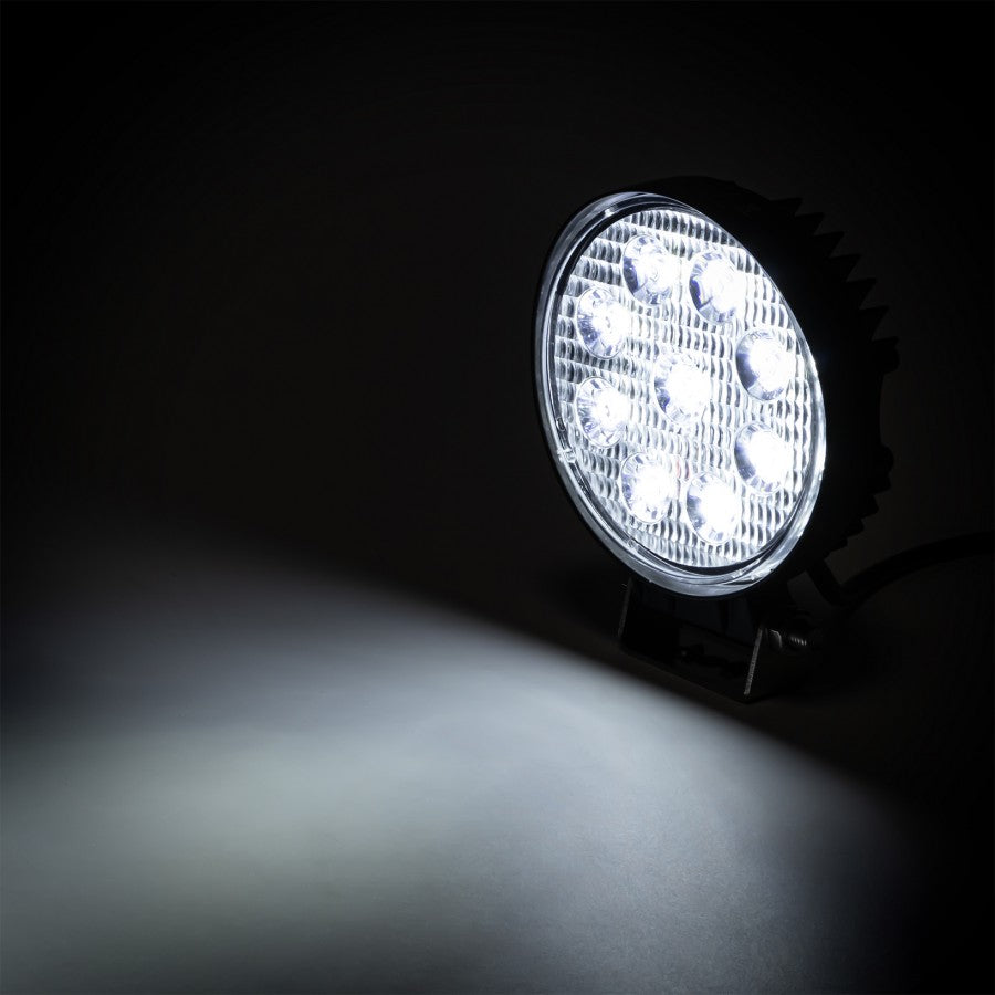 Round 27W LED Work Light / 1450 Lumen