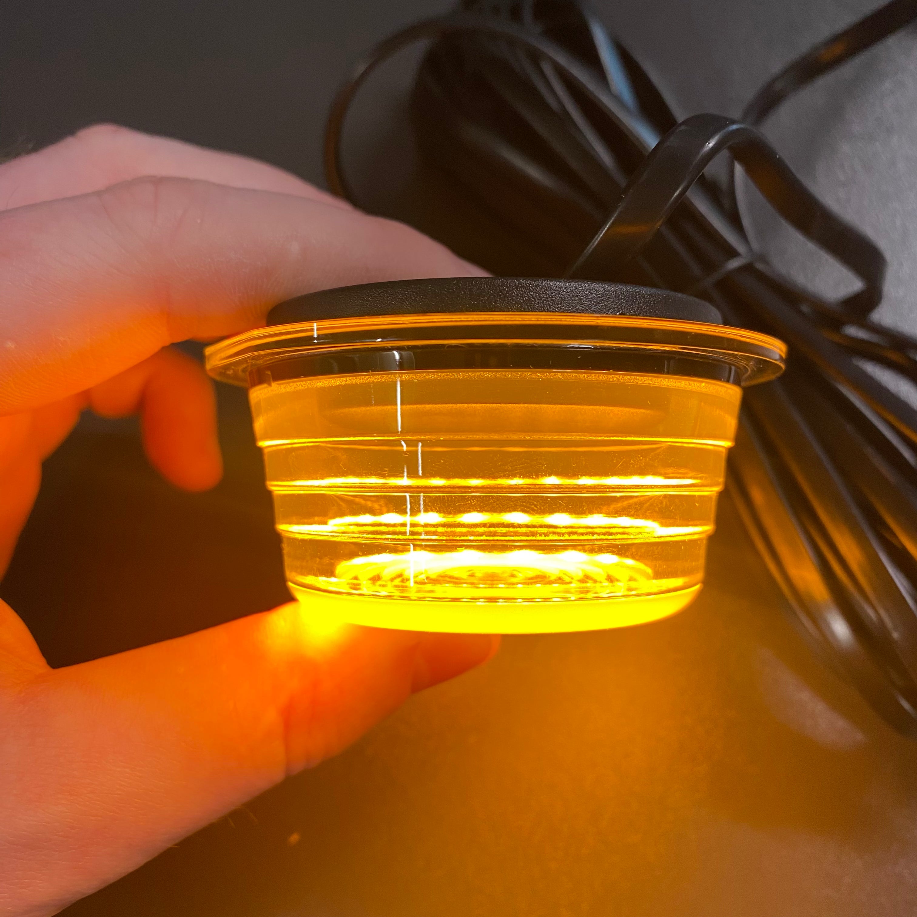 Danish Halo Light - Dual Colour Amber/Red