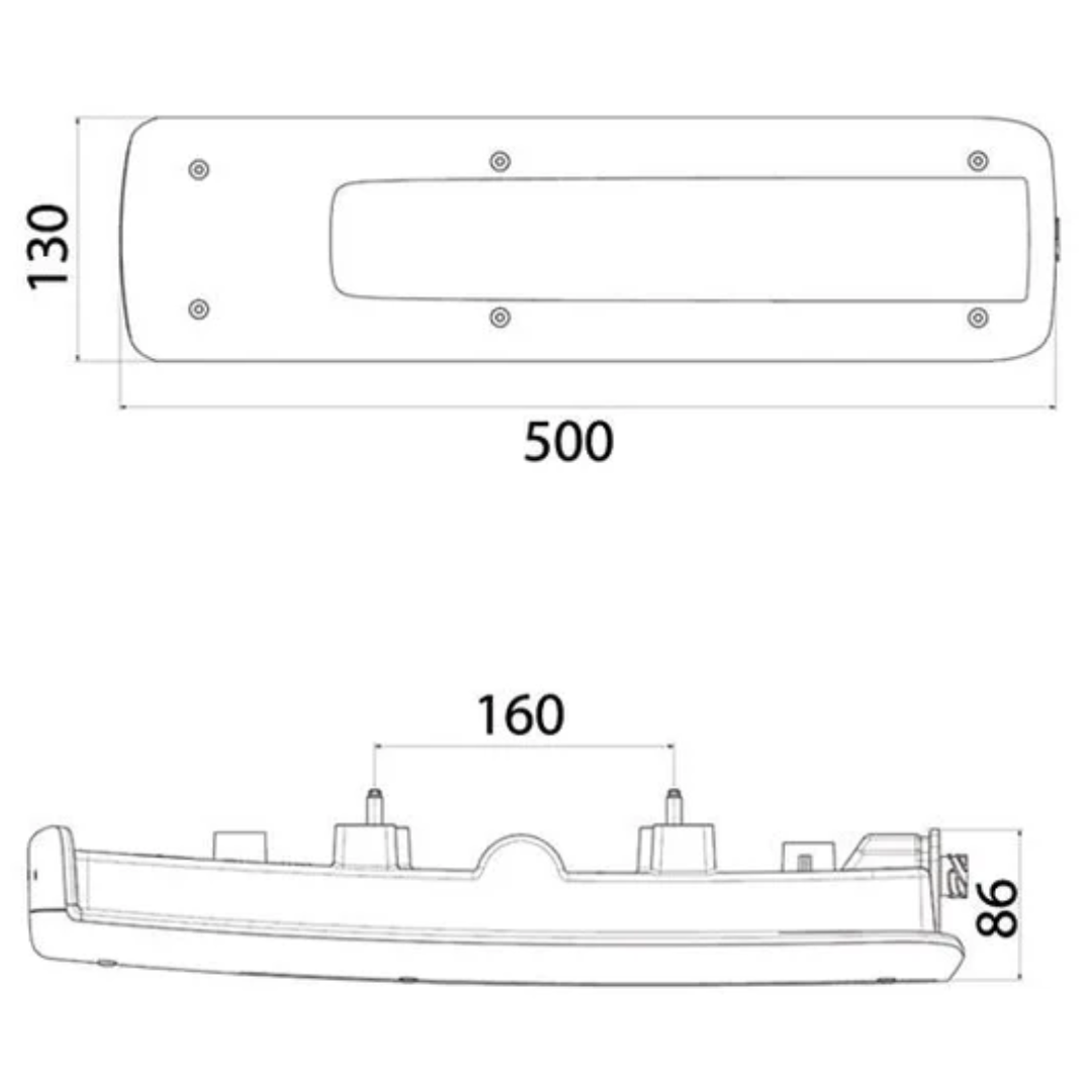 Vignal LC9 LED Volvo/Renault baklykt