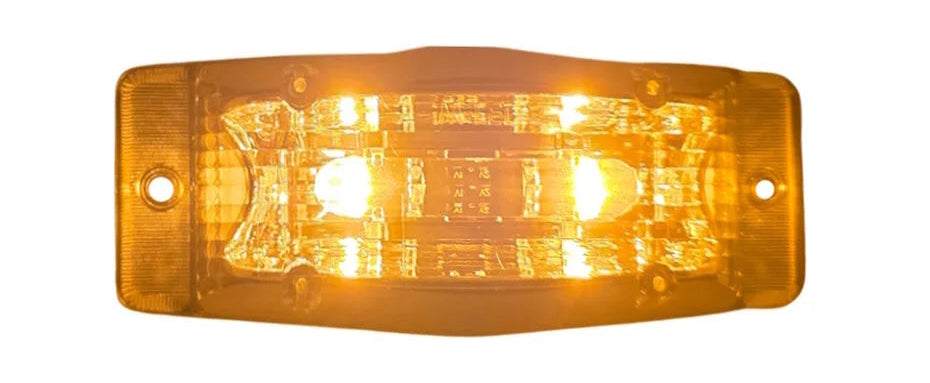 Slimline LED Double Burner Lamp / Dual Colour with Clear Lens