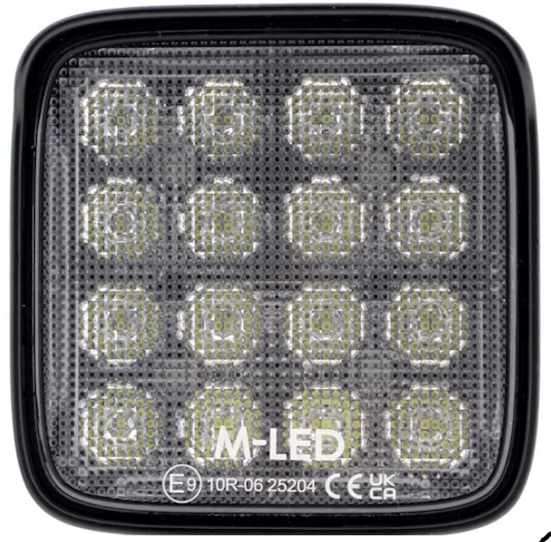 12-80V LED Work Light with Flood Beam 48W