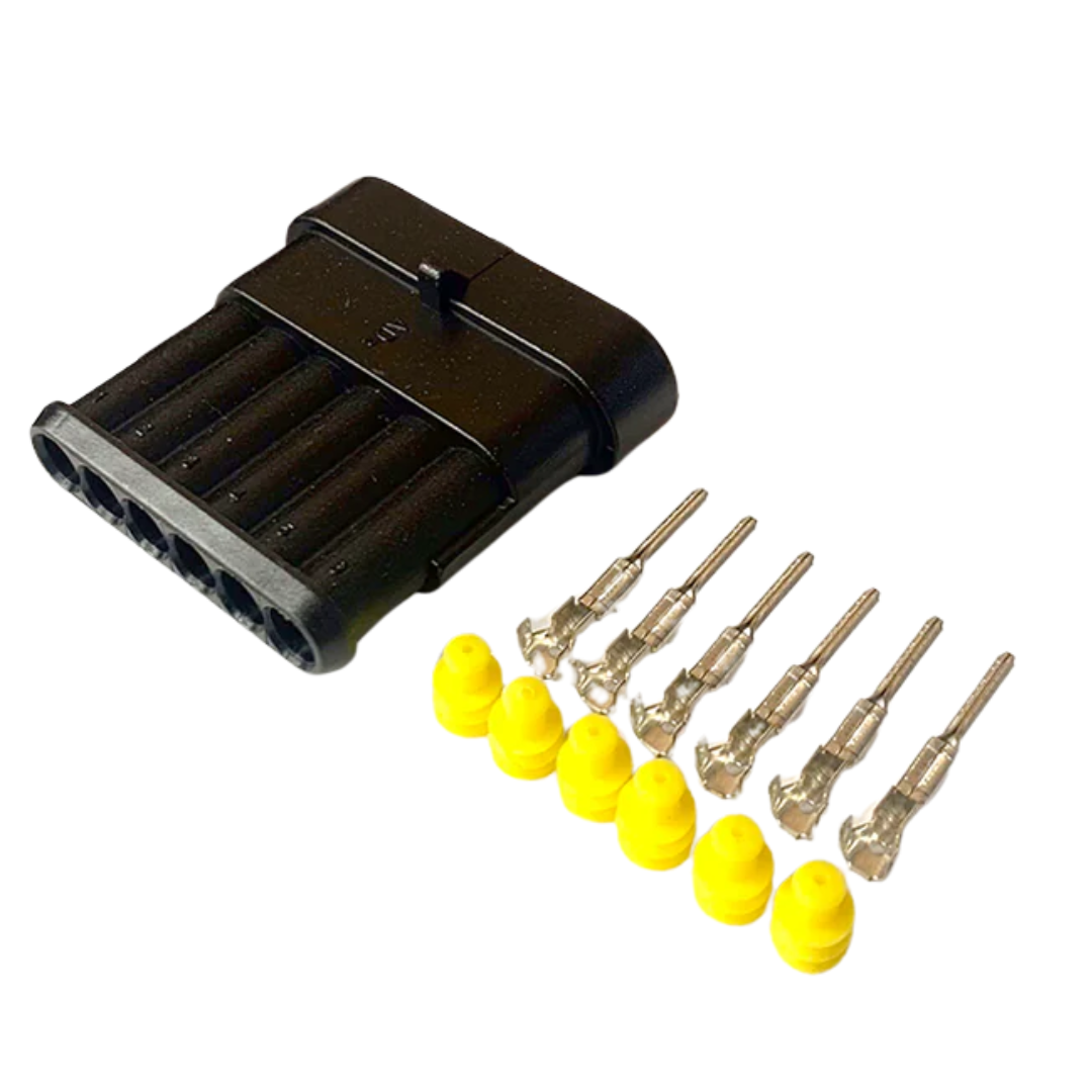 Steckersatz TE Connectivity 6-polig, Serie AMP Superseal 1.5