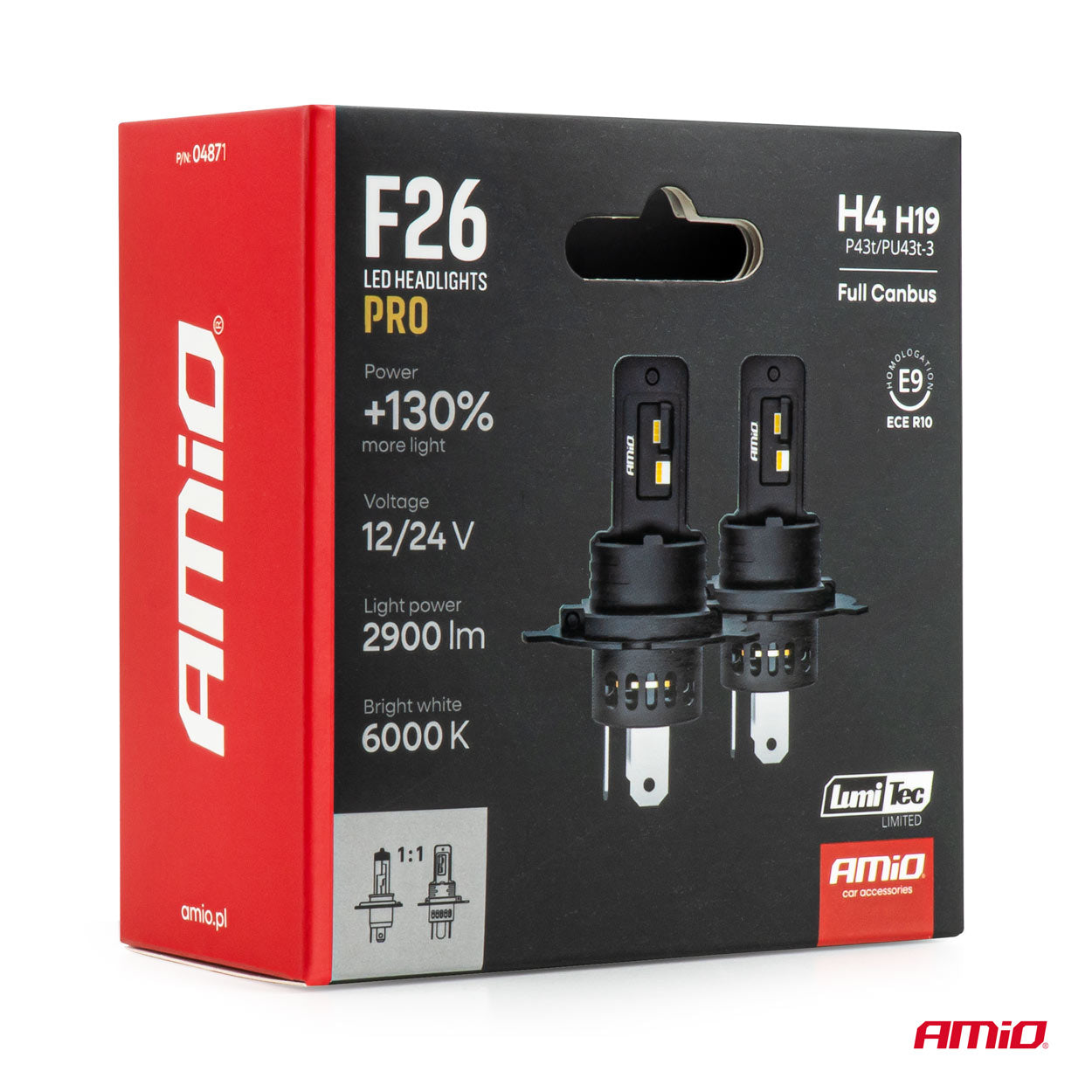 Lampadine per fari a LED F26 PRO a montaggio diretto / H4