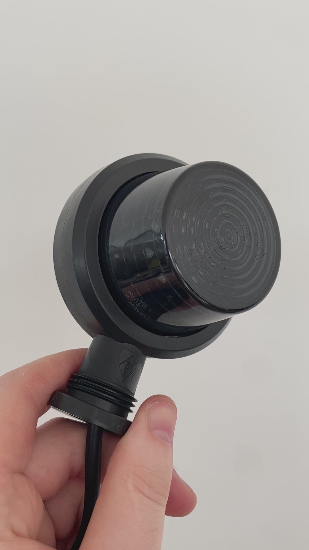 Old School Short Arm Danish Marker Lights with Dark Lens / Choose Colour UK + Ireland