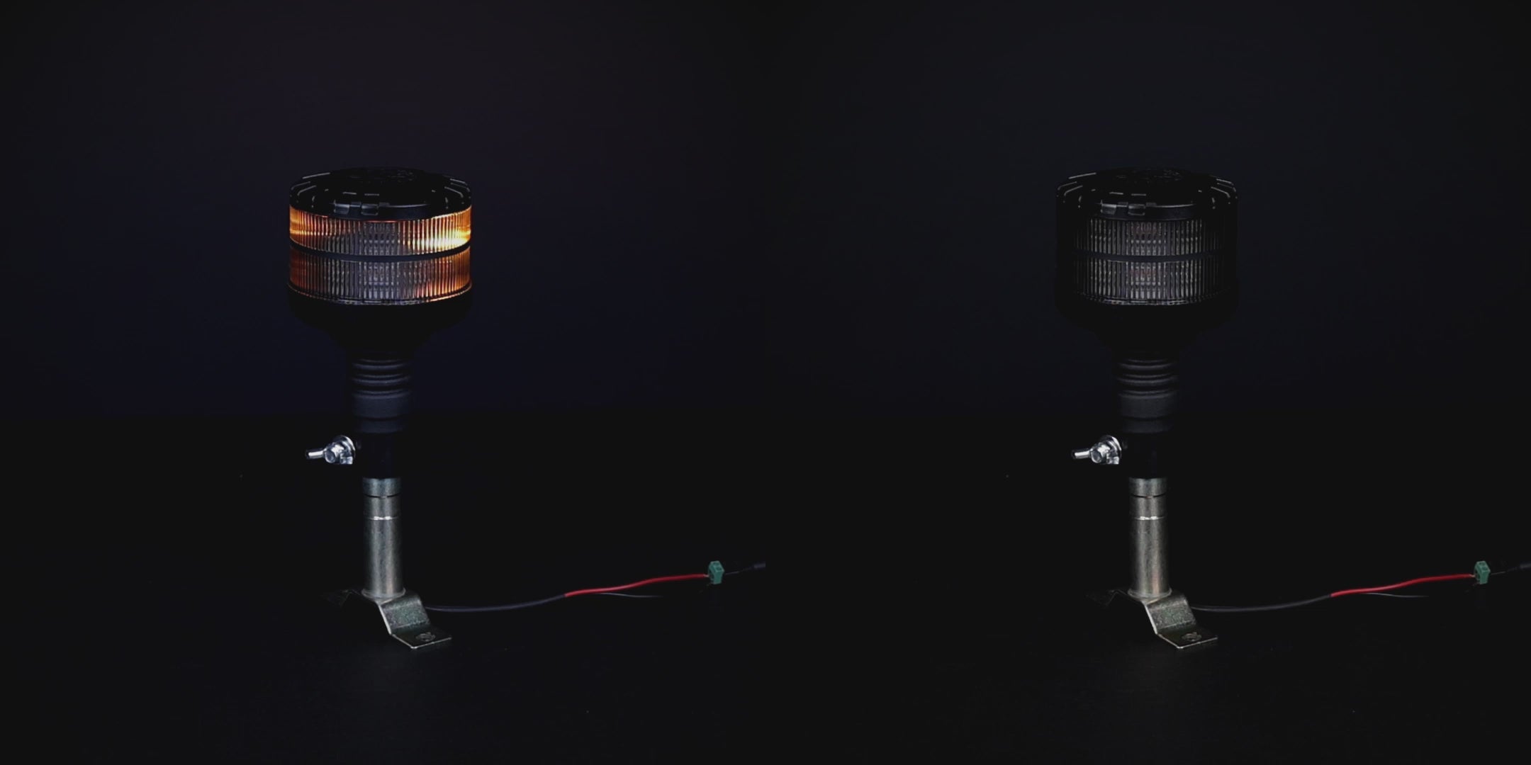Dark Lens LED Beacon with Flexi DIN Base