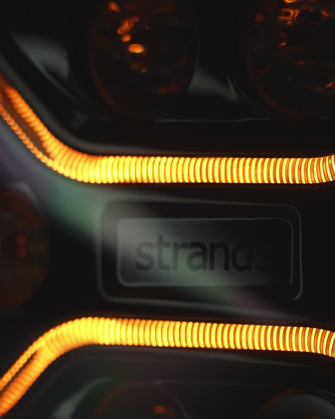 Strands Dark Knight Insane Driving Lamp with Hazard Warning Strobe Lights UK + Ireland