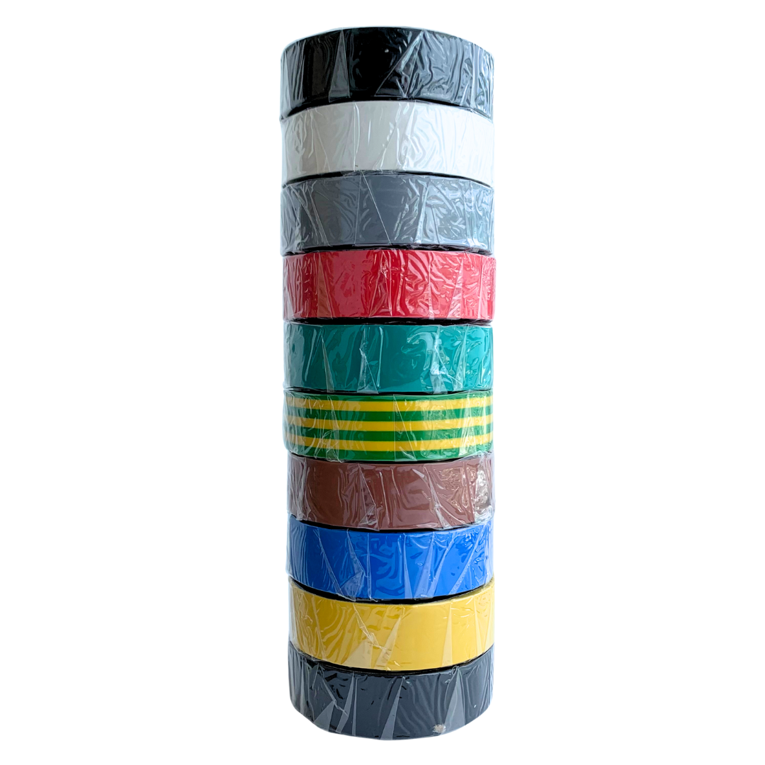 Isolatietape / Rainbow-pakket / 10 rollen -