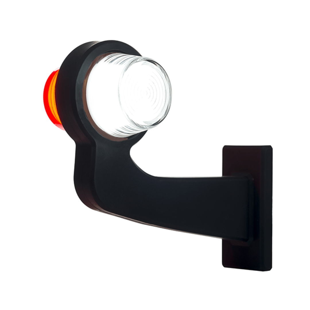 Gylle Old School Danish LED Outline Marker Lights / Red & Clear Neon Lens Viking