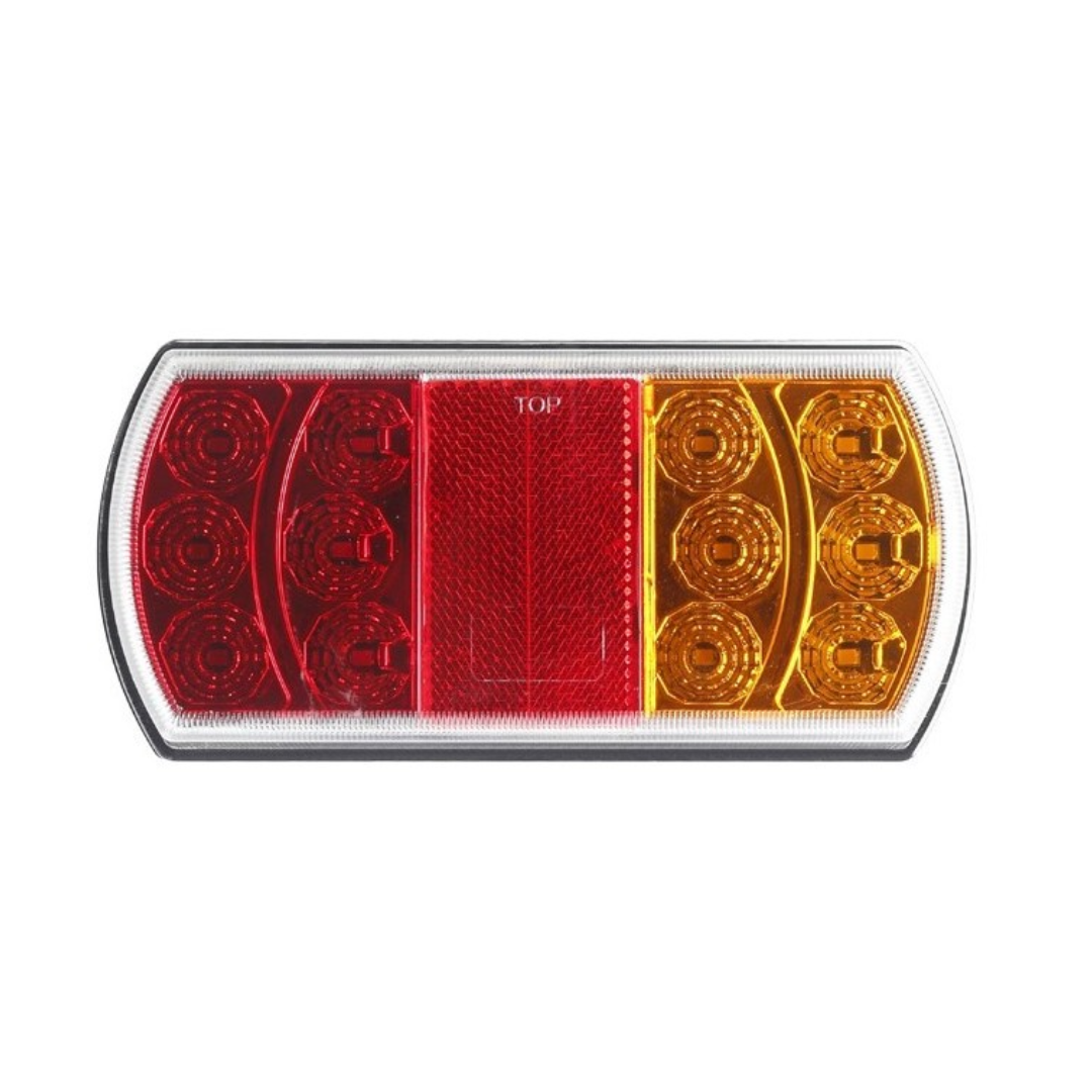 Rectangular LED Trailer Light - Set of 2 Lamps / 164 x 79mm UK + Ireland