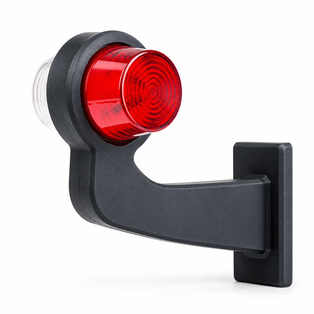 Old School Danish LED Outline Marker Lights / Red & Clear Lens