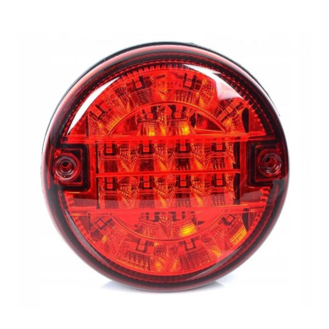 Round Hamburger Style Fog Lamp 140mm Diameter