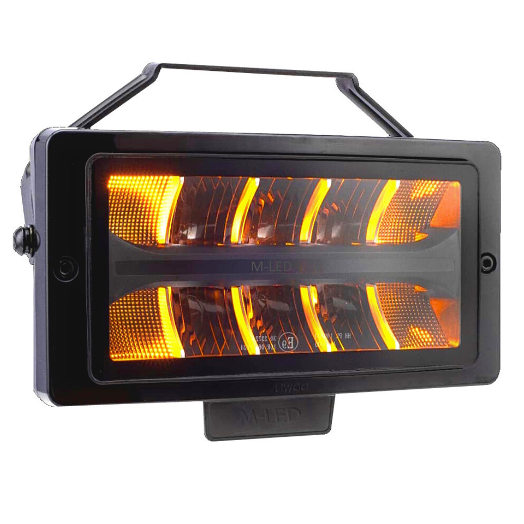Classic hella jumbo 220 Scania Style Lamp with Dual Position Light - Amber / White
