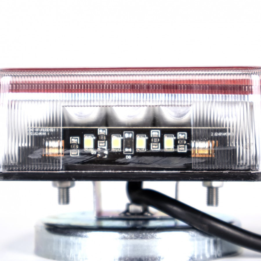 Magnetic Square Trailer Light & Triangle Kit with 7.5M Cable / 7 Pole