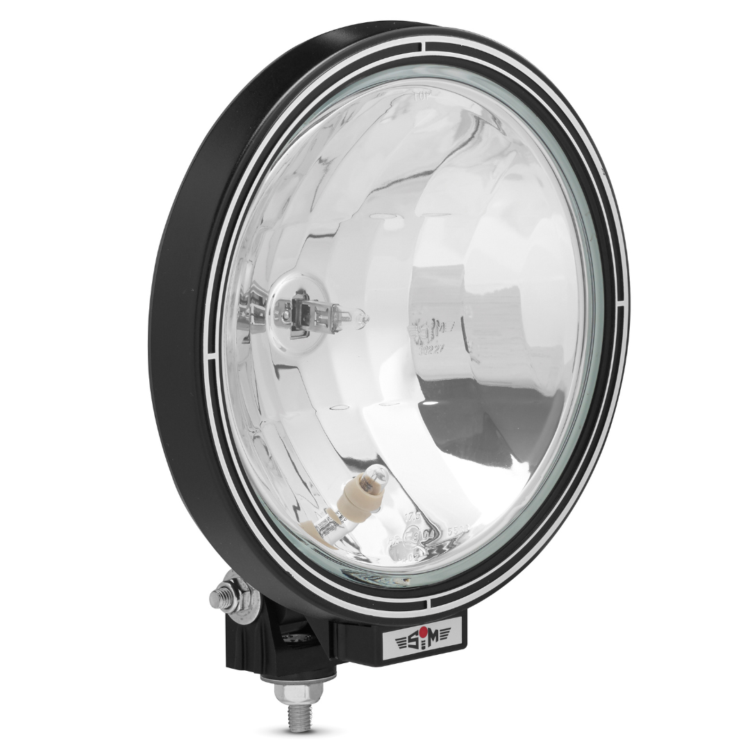 SIM Round Bulb Driving Lamp with Bulb Parking Light / 9 Inch