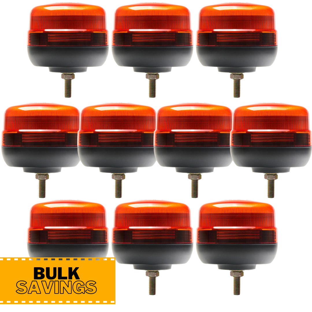 Bulk Pack of Compact Single Bolt LED Beacons / 10 Pack - spo-cs-disabled - spo-default - spo-disabled - spo-notify-me-d
