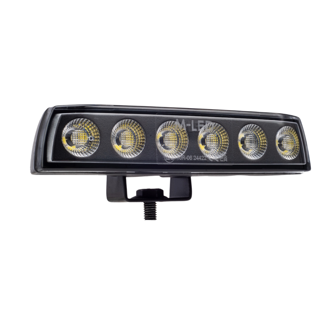 Dark Look Slimline LED Work Light with Curved Edge / 30W