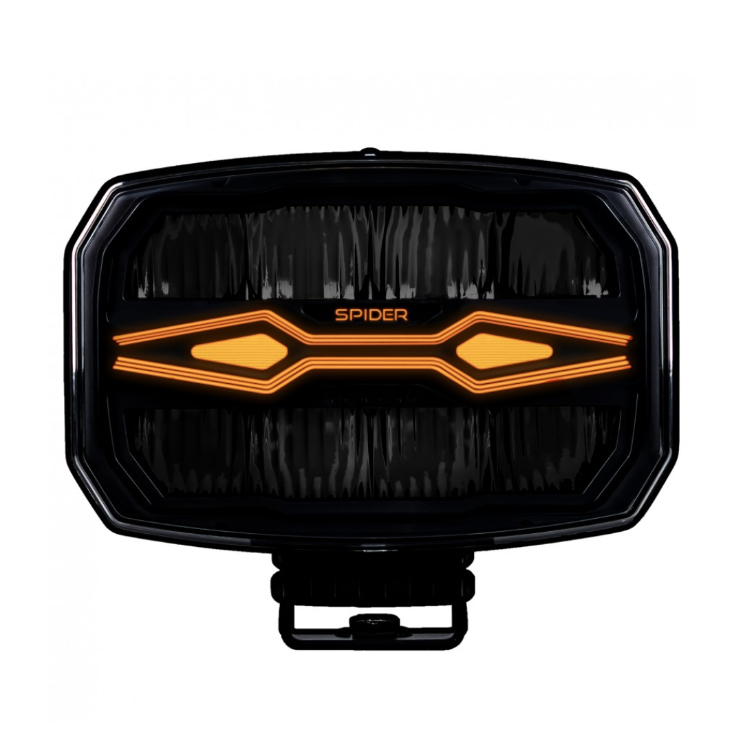 X-Spider Ninja Driving Light with White DRL & Amber Strobe UK + Ireland