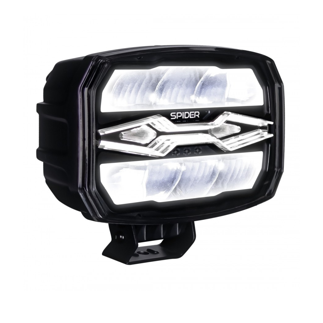 X-Spider Ninja Driving Light with White DRL & Amber Strobe UK + Ireland