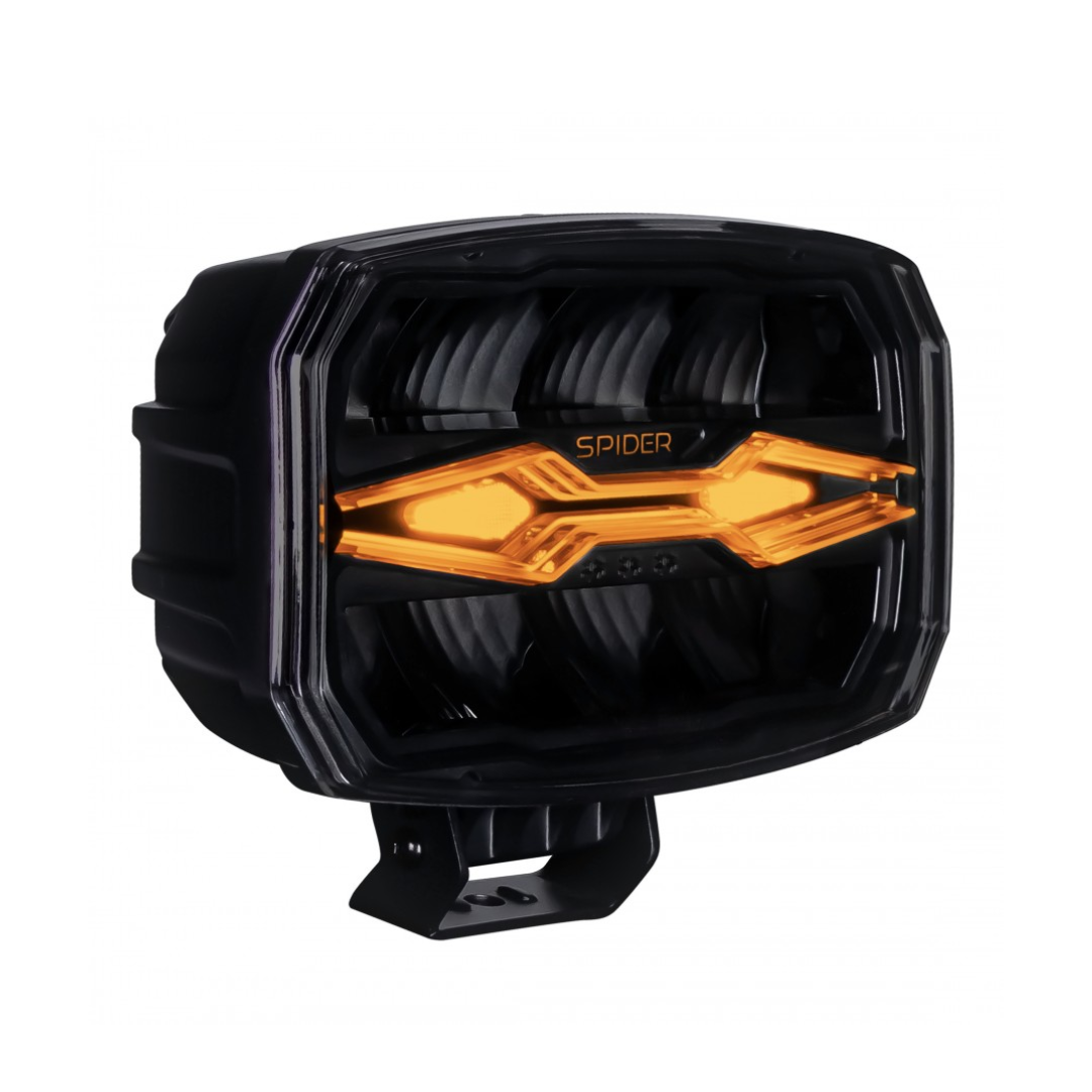 X-Spider Ninja Driving Light with White DRL & Amber Strobe UK + Ireland