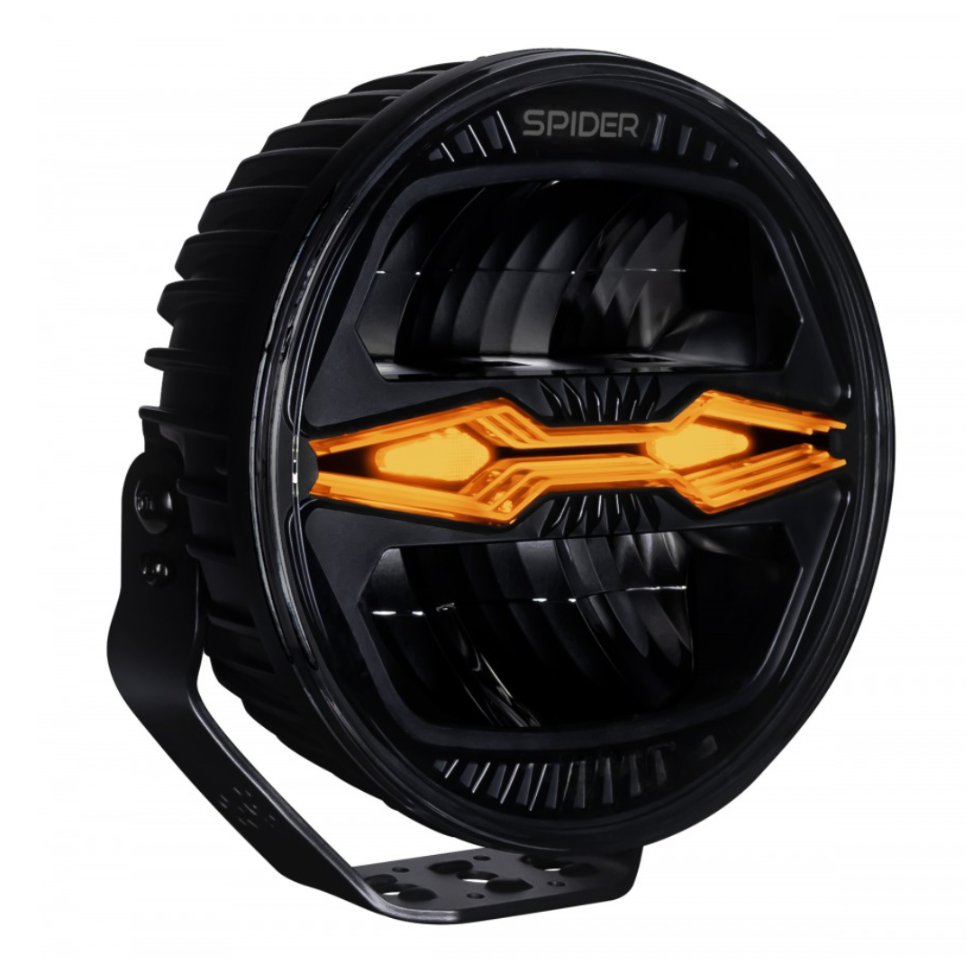 X-Spider Ninja Round Spot Light with White DRL & Strobe / 9