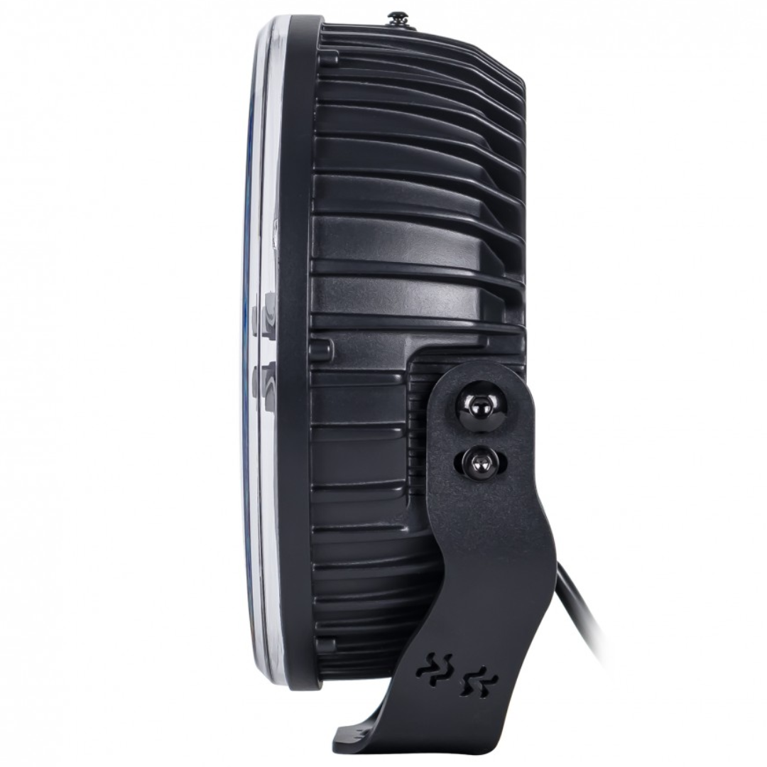 X-Spider Ninja Round Spot Light with White DRL & Strobe / 9" UK + Ireland