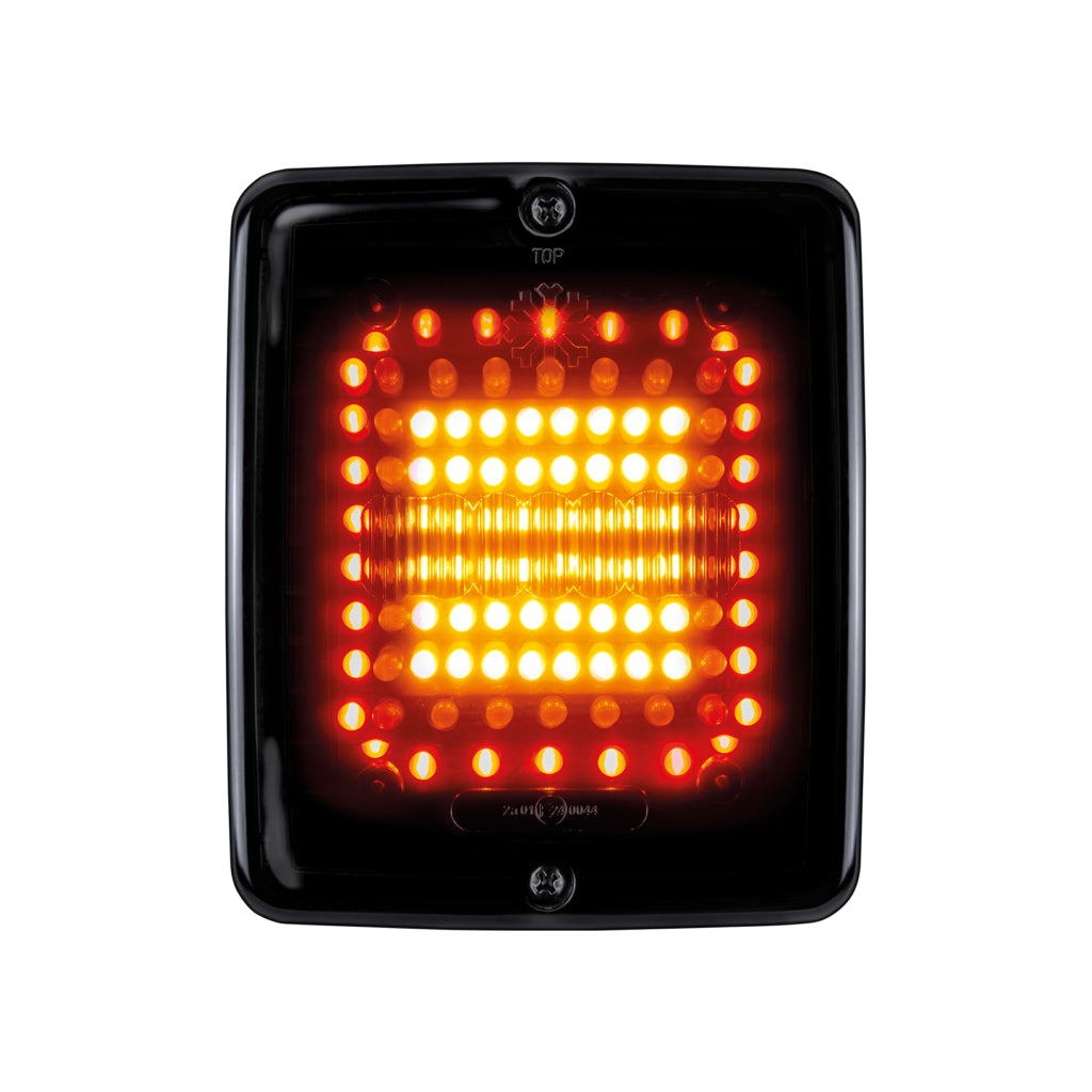 Strands Dark Knight Square IZE LED Tail Lights with Dark Lens