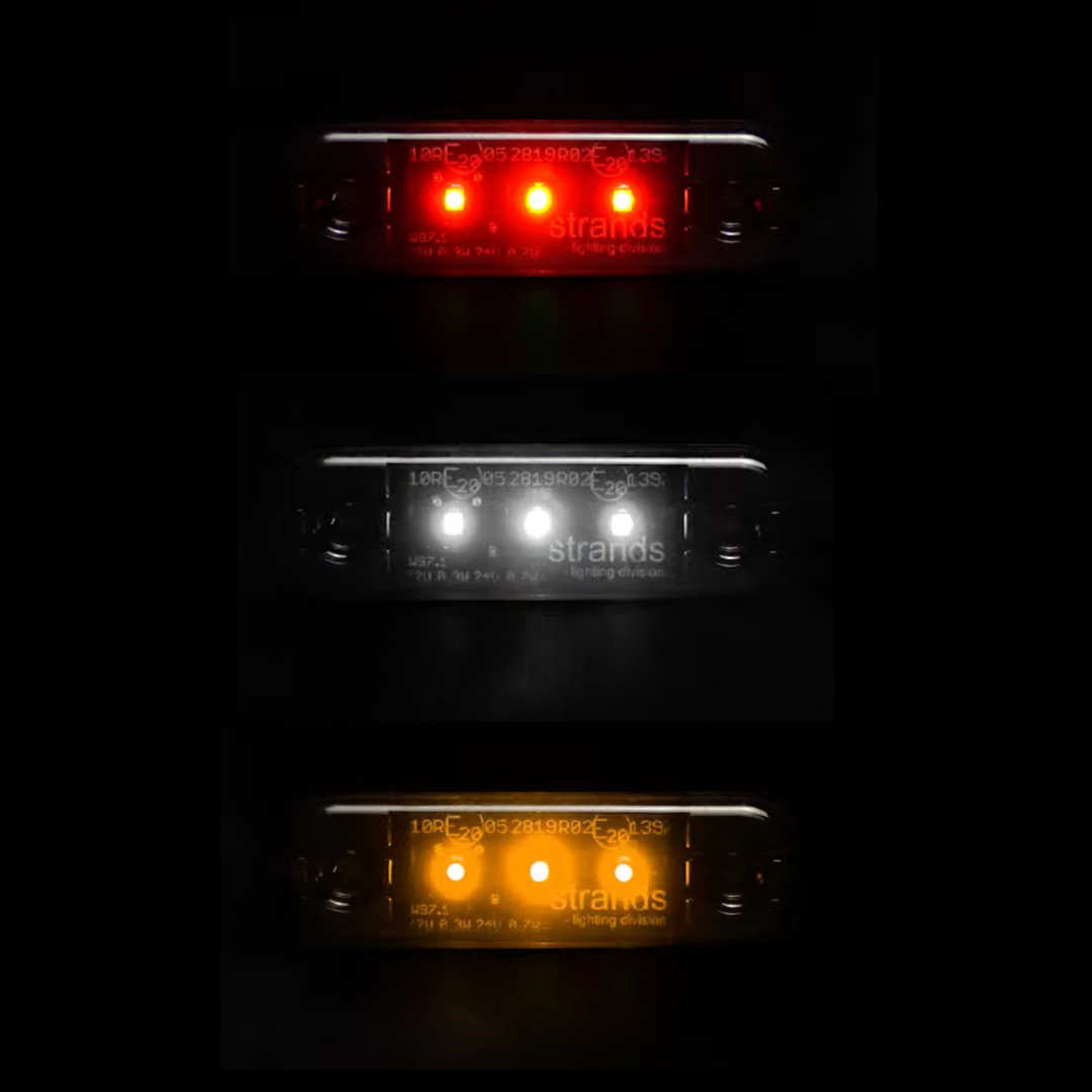 Brins Dark Knight Slim Marker Lights / 3 LED - spo-cs-disabled - spo-default - spo-enabled - spo-notify-me-disabled