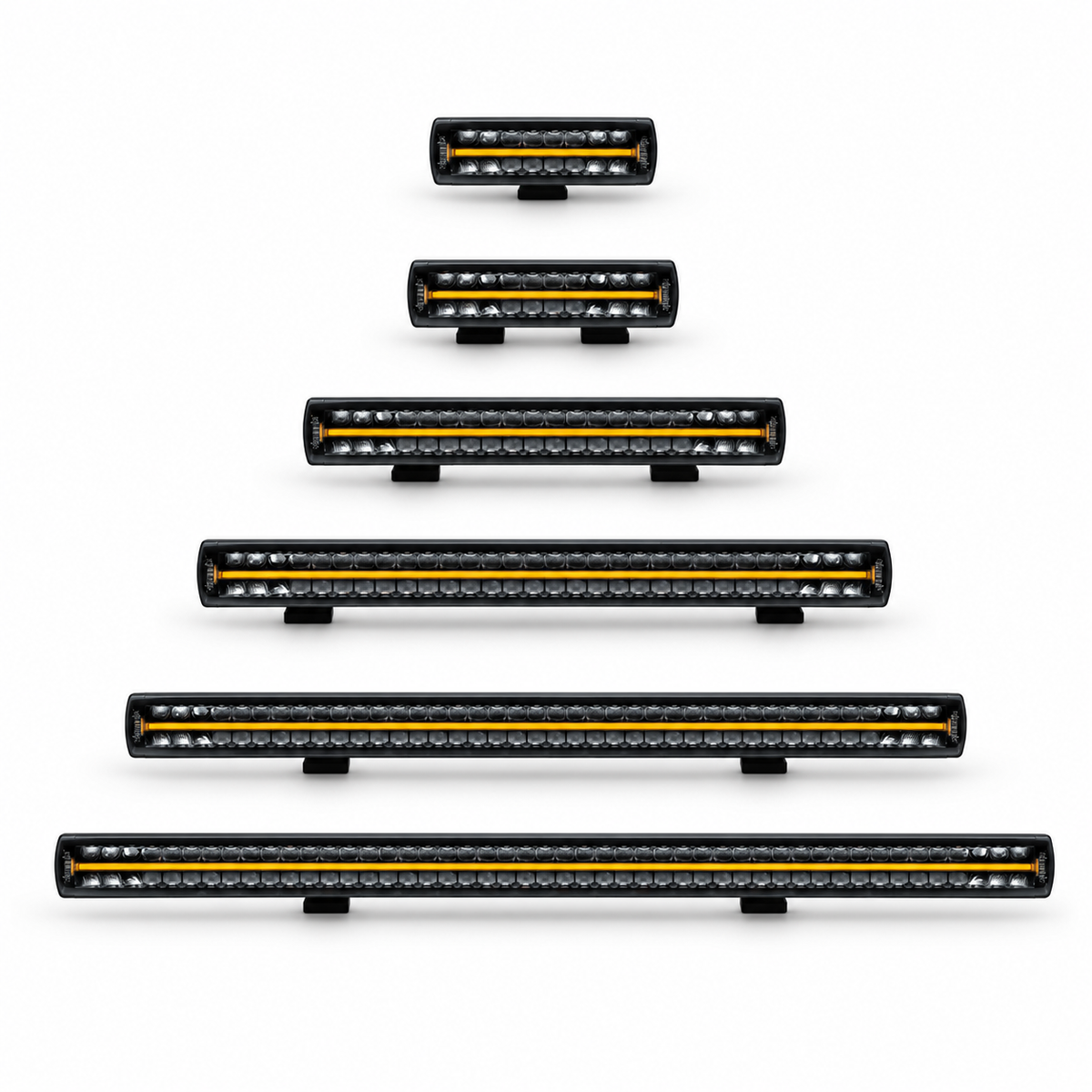Strands Siberia Double Row Straight Light Bars with Amber / White Position Light